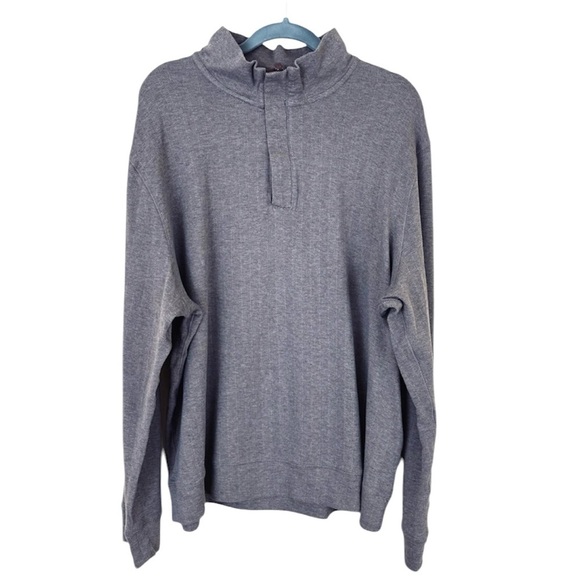 NWT Tahari Brown Viscose Textured Crop 3/4 Zip Long Sleeve Pullover Top (XXL) - Picture 1 of 16